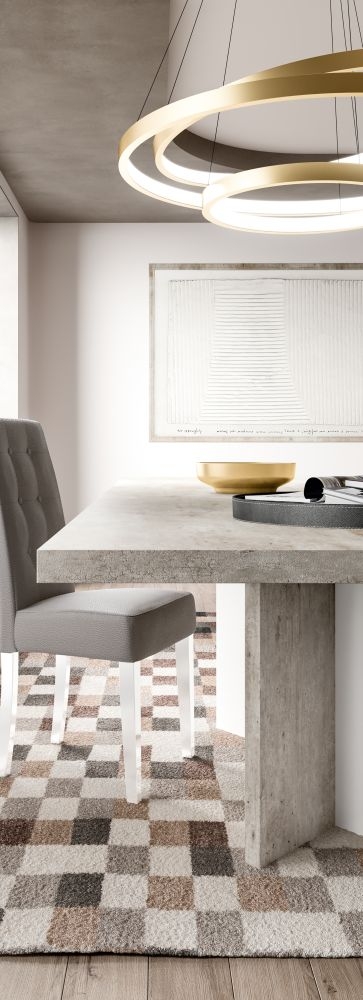Product photograph of Status Treviso Day Grey Italian Dining Table 180cm Extending Rectangular Top from Choice Furniture Superstore.